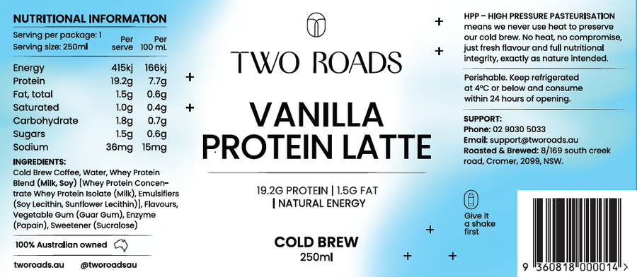 Vanilla Protein Latte